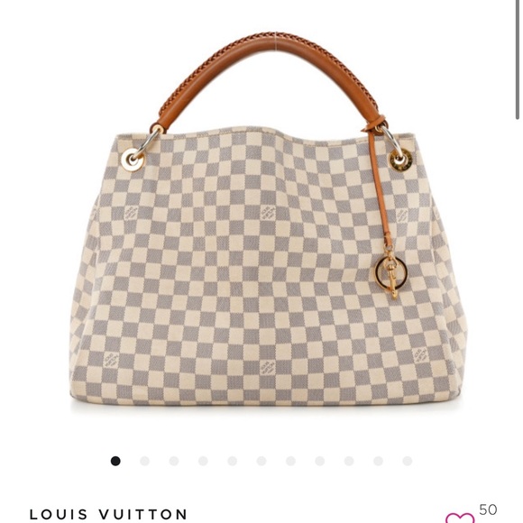 Louis Vuitton Damier Azur Artsy MM Shoulder Bag - Picture 2 of 12